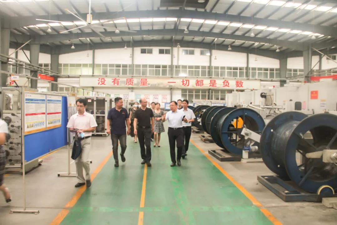 市工信局领导一行莅临我司参观考察