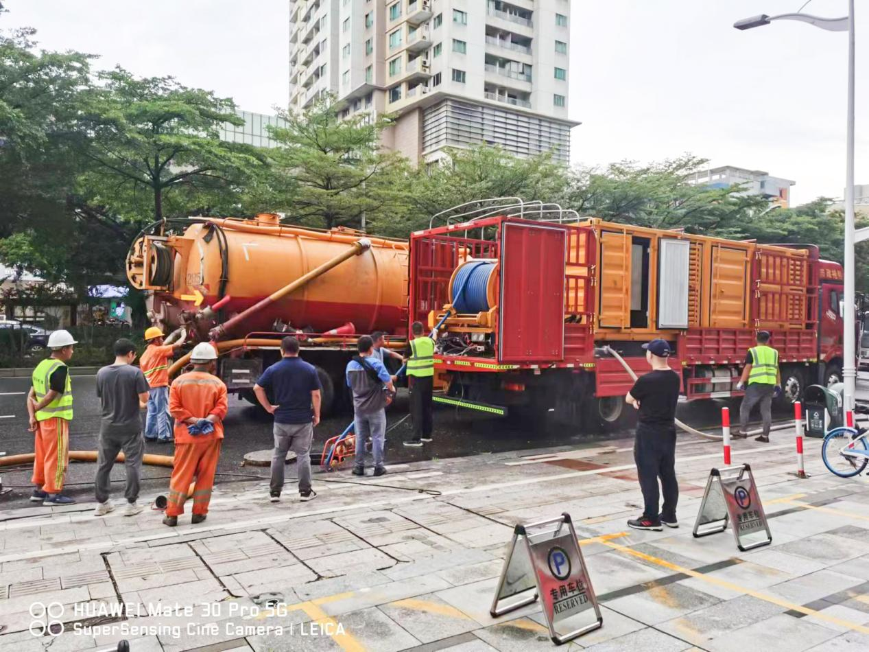 漯河利洁工程服务有限公司助力佛山顺德疏通市政管网